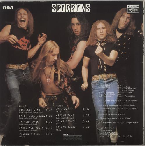 Scorpions Virgin Killer LP レコード Virgin Killer by Scorpions (Record, 2023) for sale online | eBay